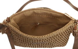 Kotor geweven crossbody tas met wisselbanden