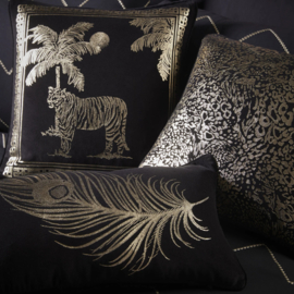 Kussen Dandy Zwart/Goud Ulster Weavers Home