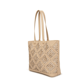 Meko grote opengewerkte draagtas dames shopper handgemaakt