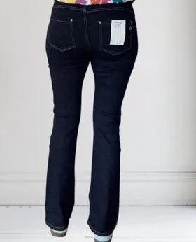 Karostar Flared Jeans  donkerblauw