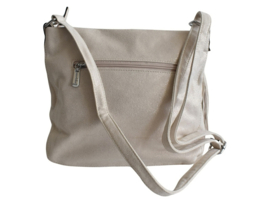 Tas met ster off white metallic