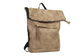 Rugzak/schoudertas Haarlem taupe