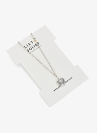 Liet & Joliet ketting hartje zilverkleur dames stainless steel minimalistisch