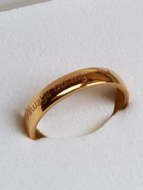 IXXXI vulring  "always on my mind" (zilver-, goud- of rosé kleur)