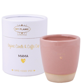 Sojakaars in koffiekop "Mama"