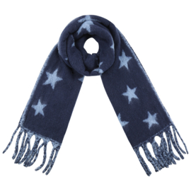 Sjaal star blue