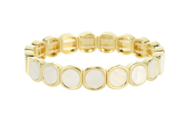 Stefanie armband met goudkleurige details