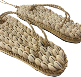 Wanddecoratie Slippers met Schelpen