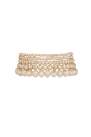 Set van 5 kralenarmbanden