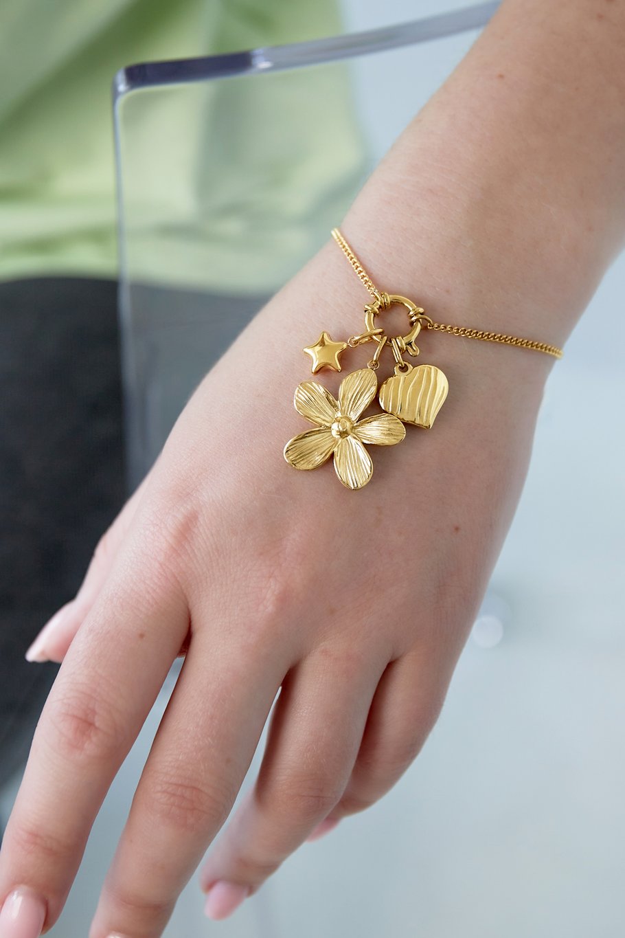 Armband mix en match bloem