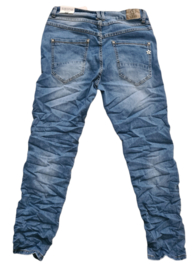 Karostar stretch jeans blauw