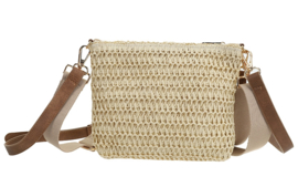 Kotor geweven crossbody tas met wisselbanden