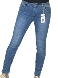 Baggy Karostar jeans Met hartknoopjes