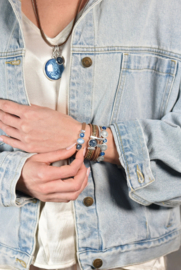 Qoss armband Nicolette creme