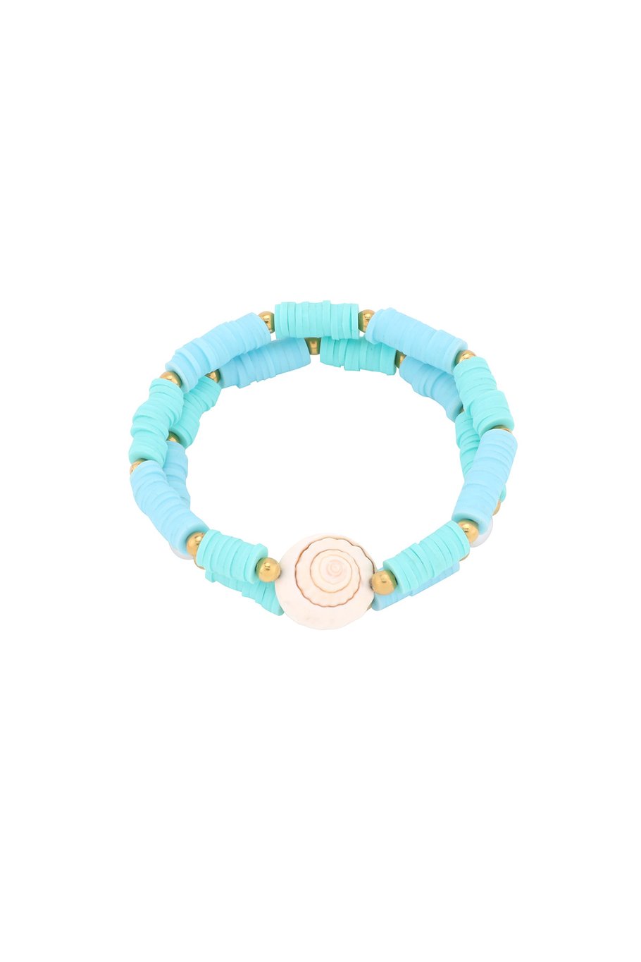 Dubbele armband Shell