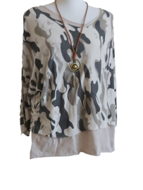 Top Army beige