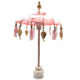 Parasol klein Bali roze of blauw