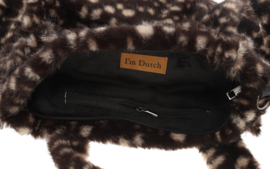 Bruneck handtas Bambi-print – zacht faux fur