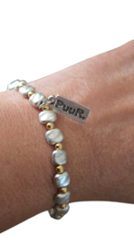 Hevi Armband goud/zilverkleur