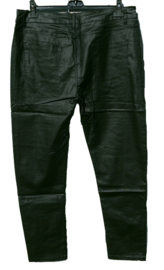 Leatherlook jeans zwart