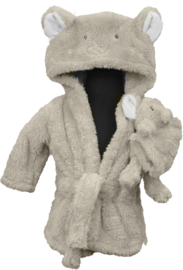 Baby badjas met knuffel