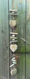 Guirlande harten driftwood