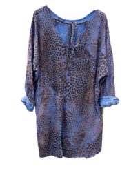 Tuniek Hanna met strik terra, blauw of groen