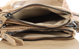Metz crossbody telefoontasje met twee banden en print