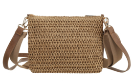 Kotor geweven crossbody tas met wisselbanden