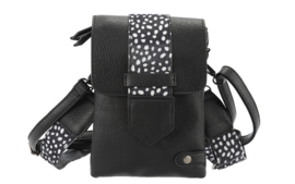Metz crossbody telefoontasje met twee banden en print
