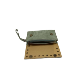 Leren Suède Tas met Studs