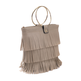 Tas fringe bruin