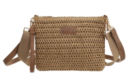 Kotor geweven crossbody tas met wisselbanden