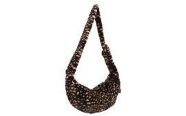 Ortler Bambi schoudertas – zachte tas met print