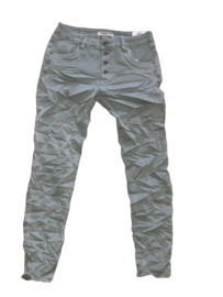 Karostar stretch jeans groen