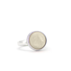 Qoss ring Mikki creme