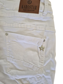 Karostar jeans wit