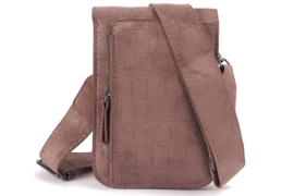 Tasje zwart, camel, taupe of groen