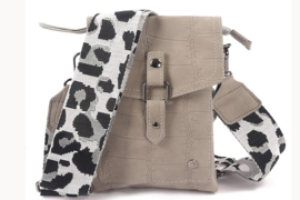 Telefoontasje zwart, grijs of taupe