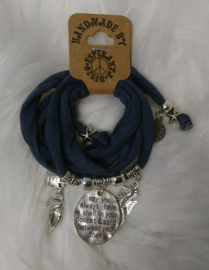 Armband Esperanza Deseo blauw