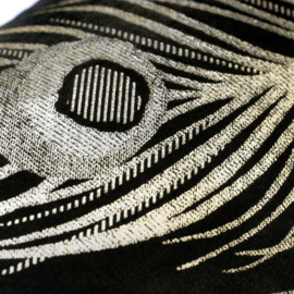 Kussen Dandy Zwart/Goud Ulster Weavers Home