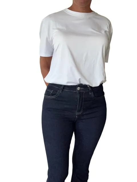 Karostar Flared Jeans  donkerblauw