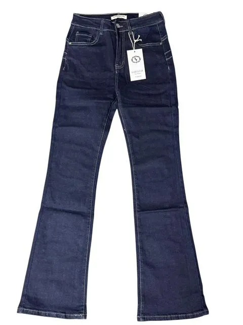 Karostar Flared Jeans  donkerblauw