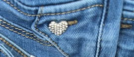 Baggy Karostar jeans Met hartknoopjes