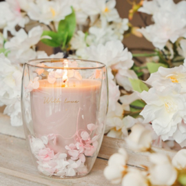 Sojakaars in Theeglas "With love"