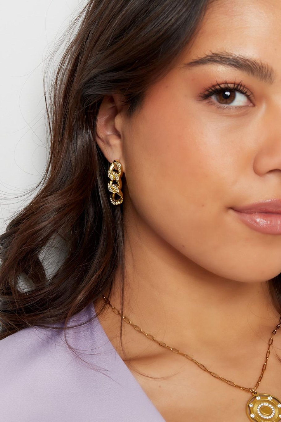 Oorbel Studs links