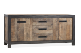 Dressoir CL 2 Deurs/3Laden Lamulux