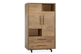 WEST WANDKAST 2 DR/2LA/2 OPEN LAMULUX
