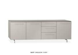 SCOOP DRESSOIR 3 DEURS/3 LADEN LAMULUX