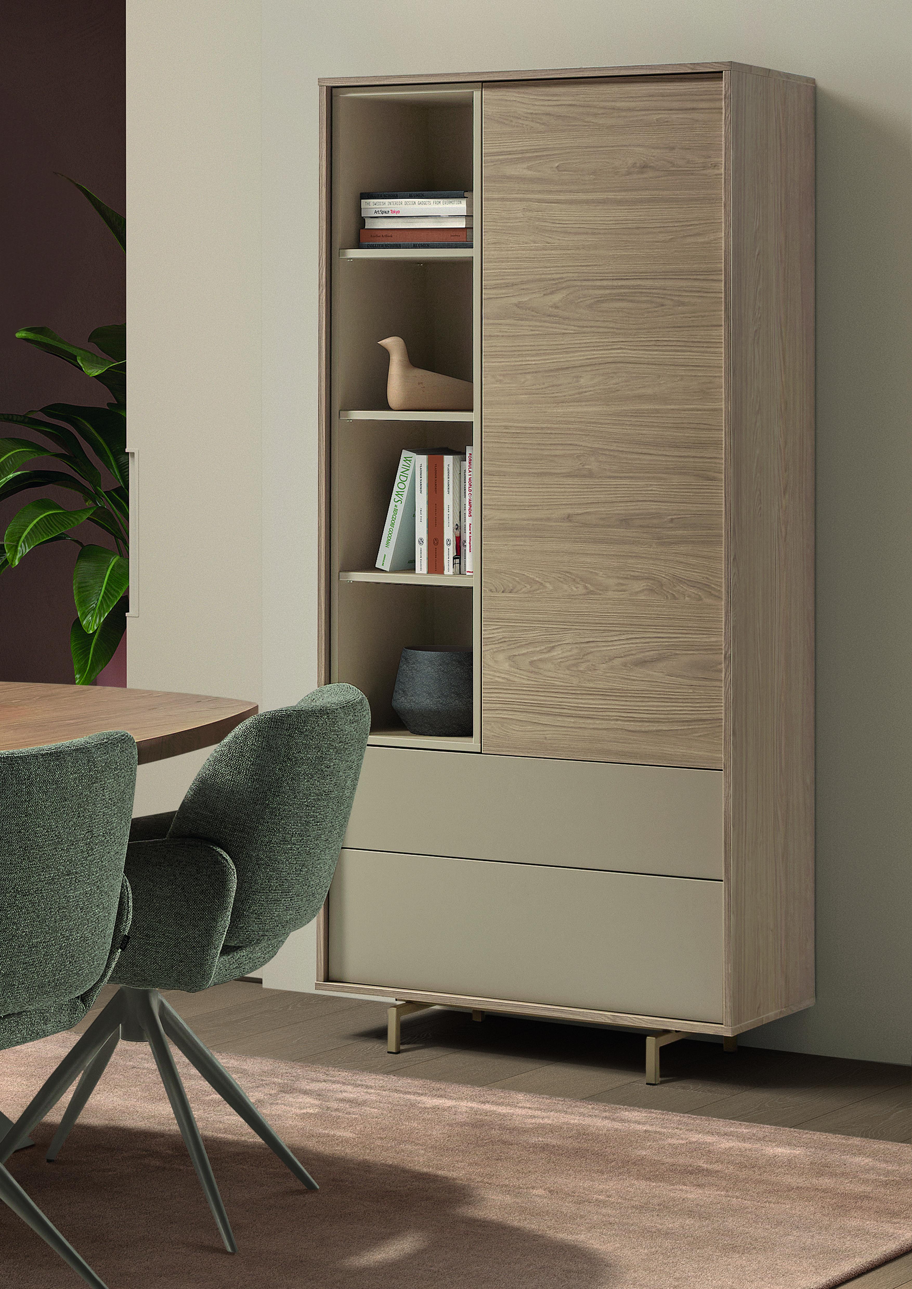 DEVO WANDKAST 1 DR/2LA/4 OPEN LAMULUX